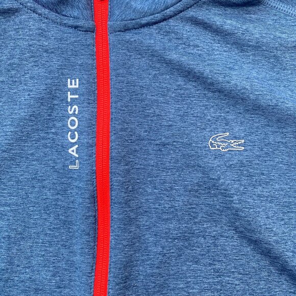 NWOT Lacoste Sport Track Tennis Prep Jacket Full Zip Athletic Streetwear-M - Picture 6 of 16